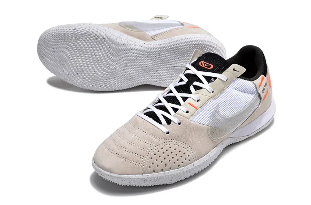 Nike Street Gato IC - Tan/Light Gray/Neon Orange