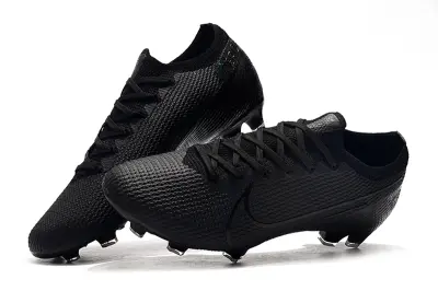 Nike Mercurial Vapor 13 Elite FG - Black/Midnight Black/Graphite Black