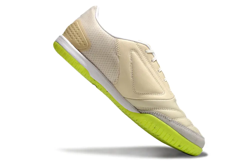 Adidas Top Sala Competition IC - Beige/Forest Green/Volt Yellow