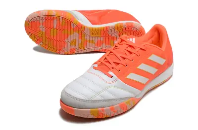Adidas Top Sala Competition IC Futsal Indoor Soccer Shoes - Orange/Neon Orange/Bright White