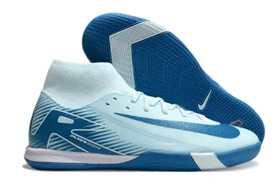 Nike Air Zoom Mercurial Superfly 10 Academy IC - Blue/Sky Blue/Dark Blue