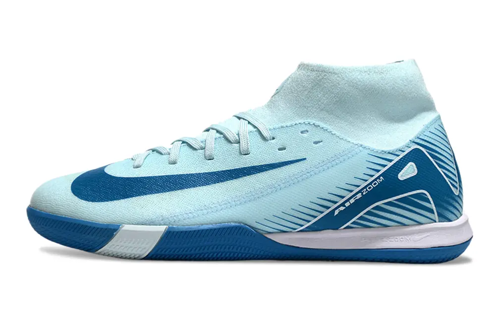 Nike Air Zoom Mercurial Superfly 10 Academy IC - Blue/Sky Blue/Dark Blue
