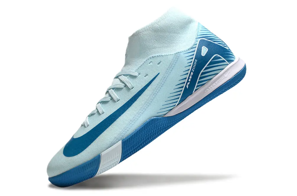 Nike Air Zoom Mercurial Superfly 10 Academy IC - Blue/Sky Blue/Dark Blue
