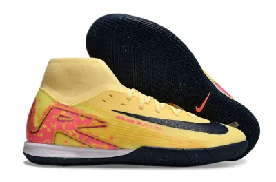 Nike Air Zoom Mercurial Superfly 10 Academy IC - Yellow/Neon Pink/Dark Blue