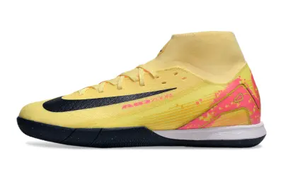 Nike Air Zoom Mercurial Superfly 10 Academy IC - Yellow/Neon Pink/Dark Blue