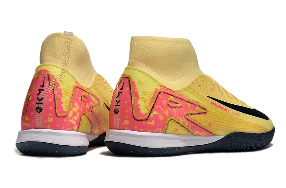 Nike Air Zoom Mercurial Superfly 10 Academy IC - Yellow/Neon Pink/Dark Blue