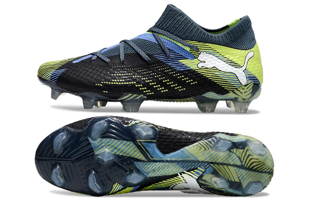Puma Future 7 Ultimate FG - Black/Electric Green/Navy Blue