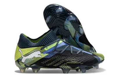Puma Future 7 Ultimate FG - Black/Electric Green/Navy Blue