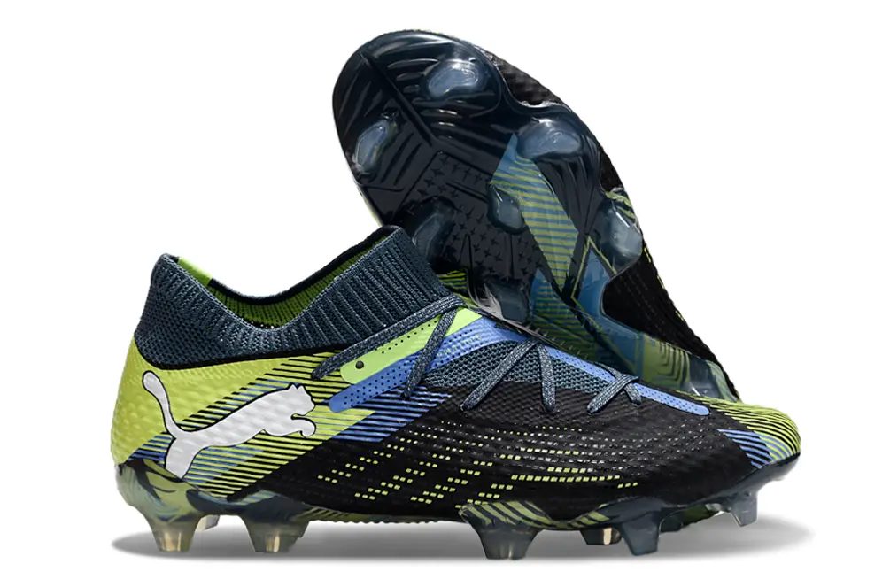 Puma Future 7 Ultimate FG - Black/Electric Green/Navy Blue