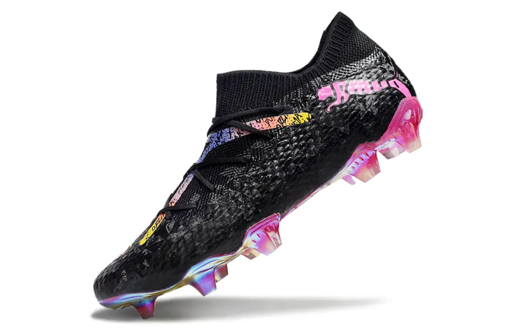 Puma Future 7 Ultimate FG - Black/Vibrant Pink/Rainbow Gradient