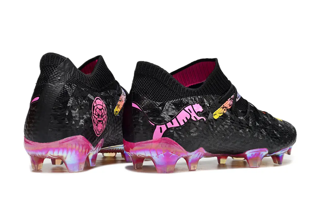 Puma Future 7 Ultimate FG - Black/Vibrant Pink/Rainbow Gradient