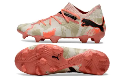 Puma Future 7 Ultimate FG - Beige/Coral Blaze/Black Panther