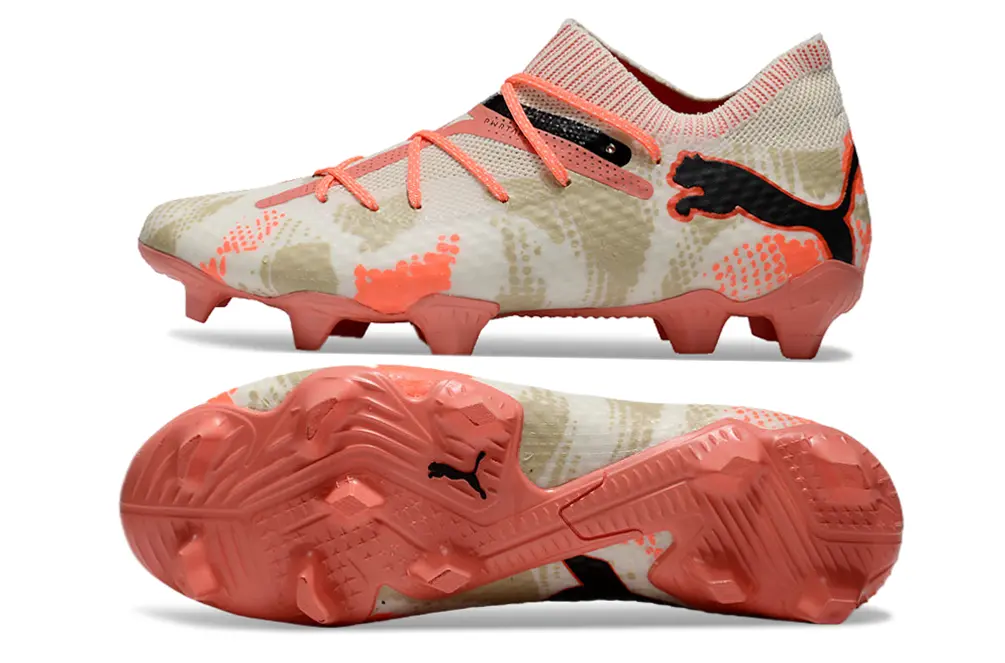 Puma Future 7 Ultimate FG - Beige/Coral Blaze/Black Panther