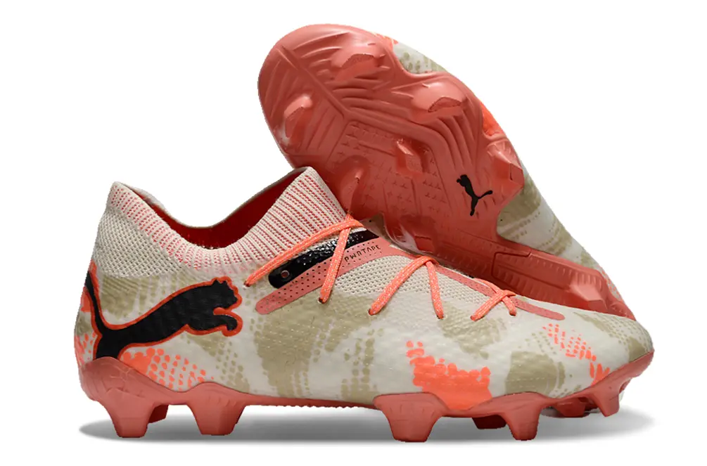 Puma Future 7 Ultimate FG - Beige/Coral Blaze/Black Panther