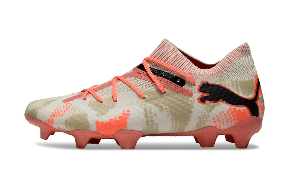 Puma Future 7 Ultimate FG - Beige/Coral Blaze/Black Panther