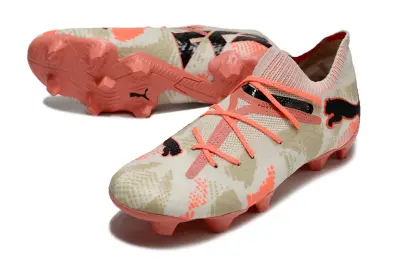 Puma Future 7 Ultimate FG - Beige/Coral Blaze/Black Panther