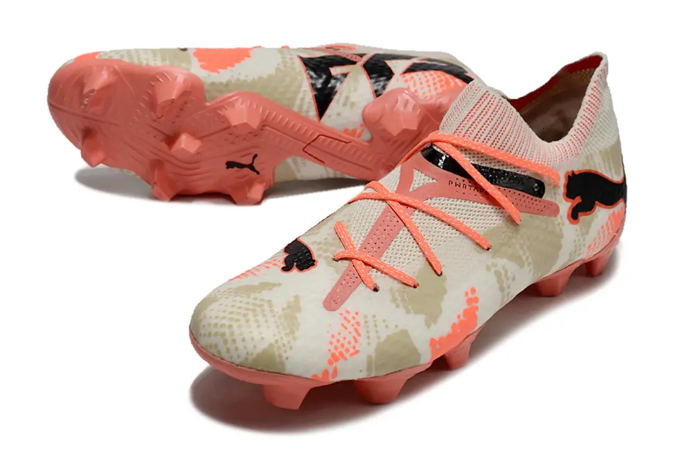 Puma Future 7 Ultimate FG - Beige/Coral Blaze/Black Panther