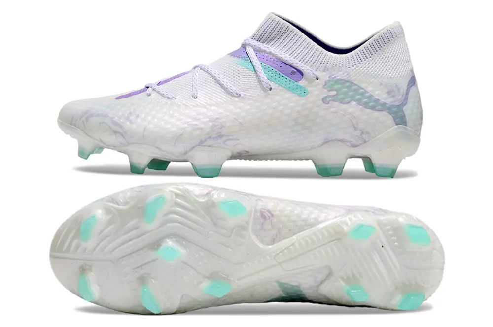 Puma Future 7 Ultimate FG - White/Lavender Mist/Seafoam Green