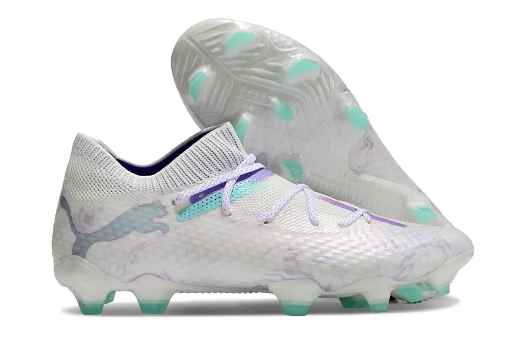 Puma Future 7 Ultimate FG - White/Lavender Mist/Seafoam Green