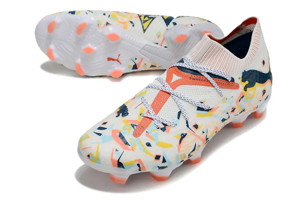 Puma Future 7 Ultimate FG - White/Coral Burst/Graphite Blue