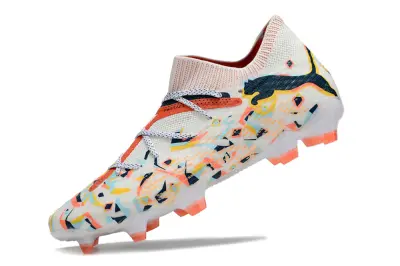 Puma Future 7 Ultimate FG - White/Coral Burst/Graphite Blue