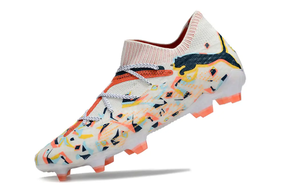 Puma Future 7 Ultimate FG - White/Coral Burst/Graphite Blue