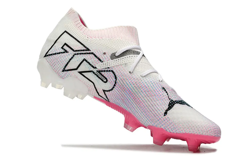 Puma Future 7 Ultimate FG - White/Neon Pink/Sky Blue