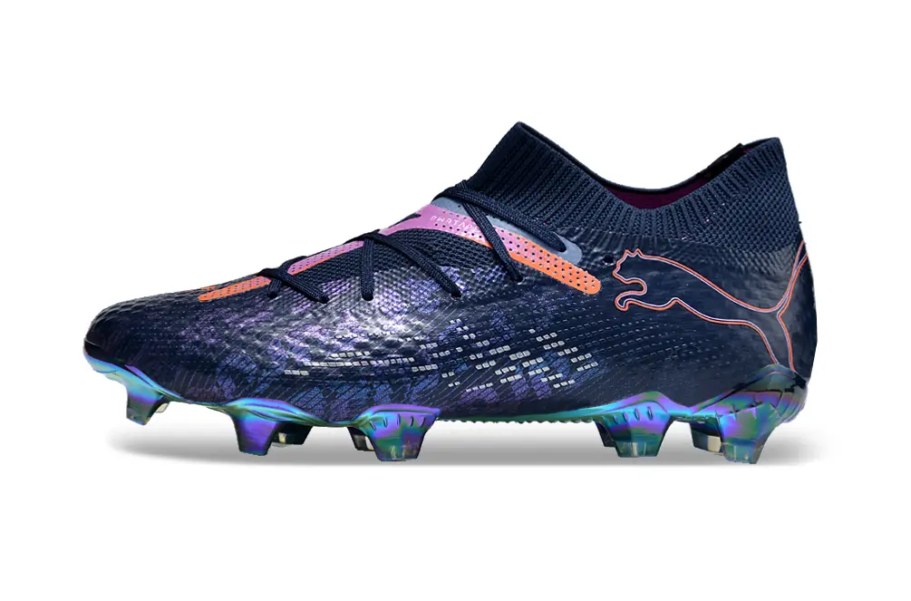 Puma Future 7 Ultimate FG - Navy/Iridescent Yellow/Coral Pink