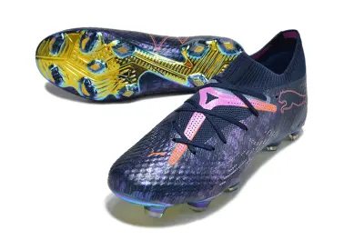 Puma Future 7 Ultimate FG - Navy/Iridescent Yellow/Coral Pink