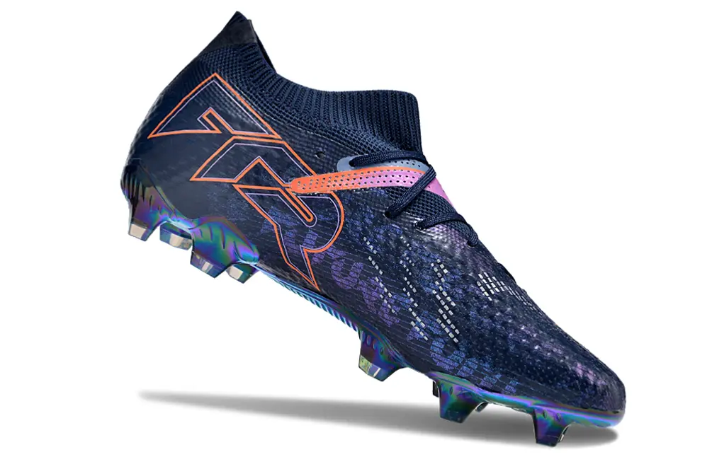 Puma Future 7 Ultimate FG - Navy/Iridescent Yellow/Coral Pink