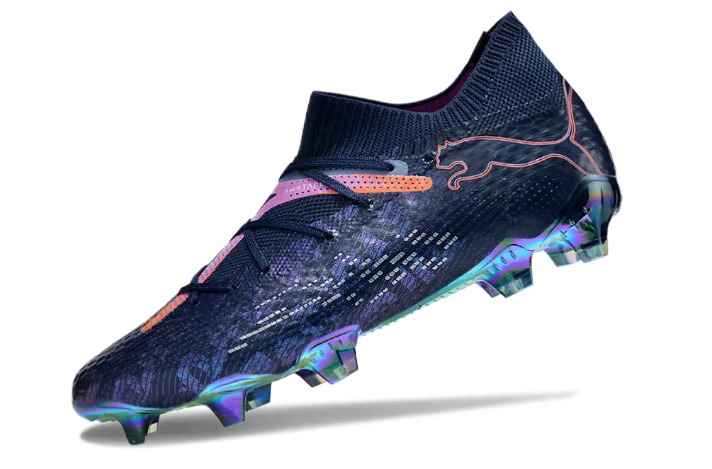 Puma Future 7 Ultimate FG - Navy/Iridescent Yellow/Coral Pink