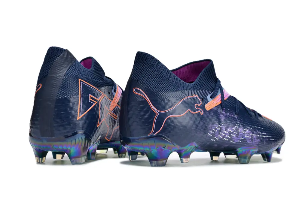 Puma Future 7 Ultimate FG - Navy/Iridescent Yellow/Coral Pink