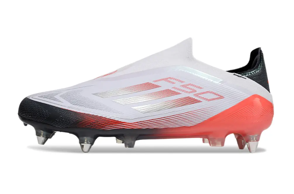 Adidas F50 Elite Laceless SG - White/Vibrant Red/Black