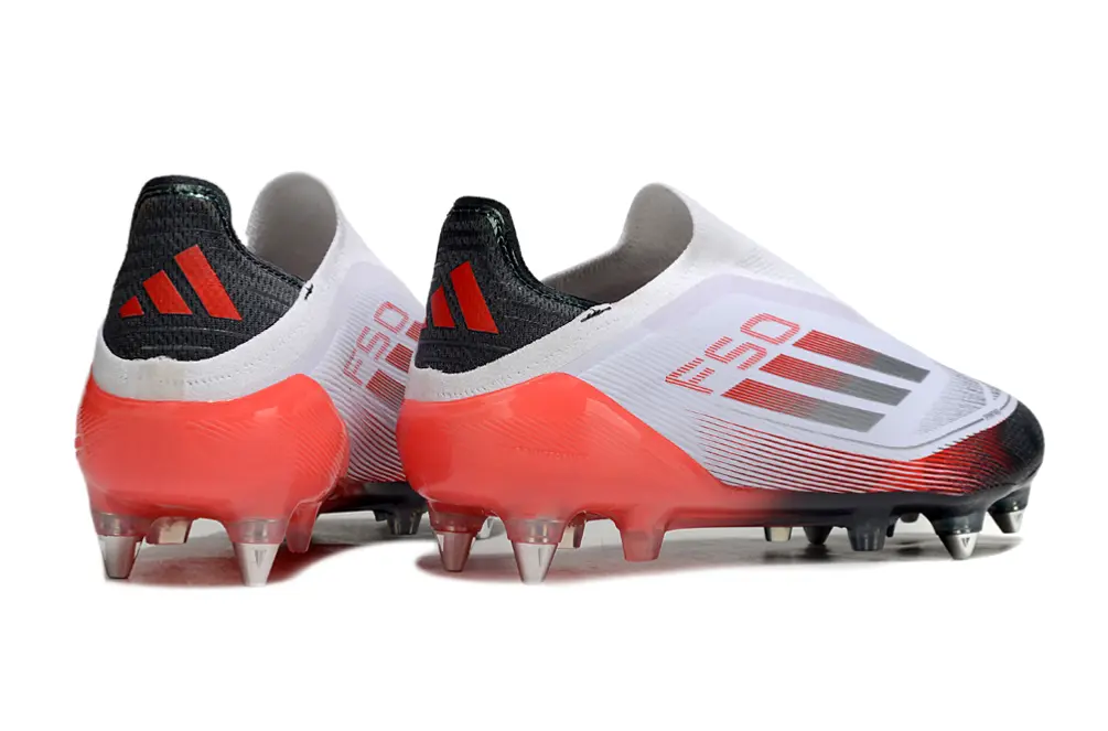 Adidas F50 Elite Laceless SG - White/Vibrant Red/Black