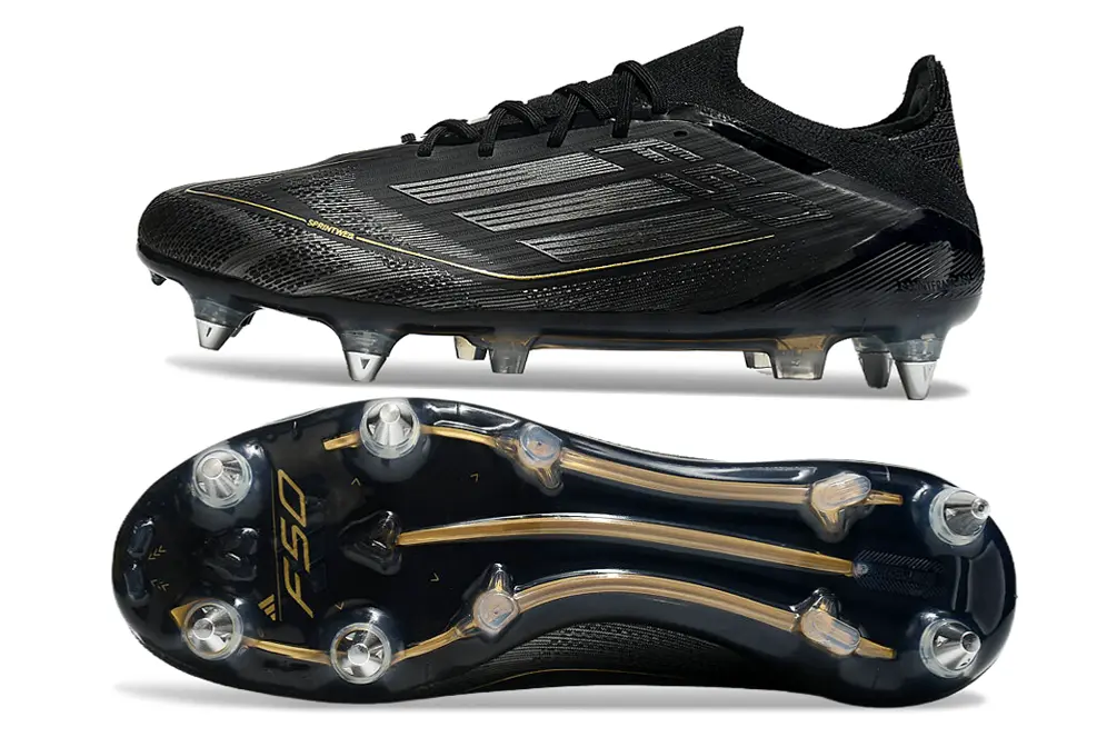 Adidas F50 Elite SG - Black/Gold/Black