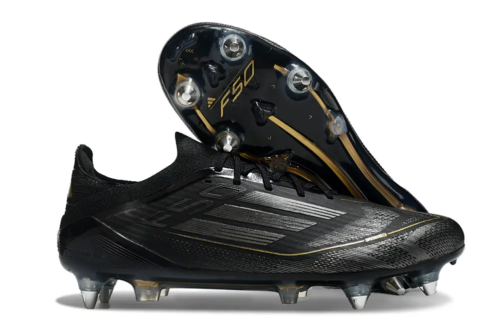 Adidas F50 Elite SG - Black/Gold/Black