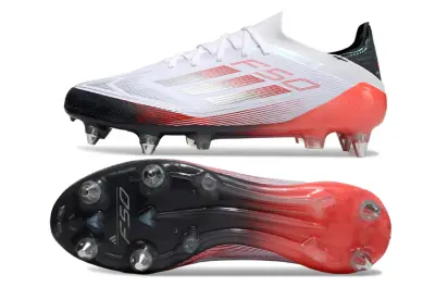 Adidas F50 Elite SG - White/Scarlet Red/Black