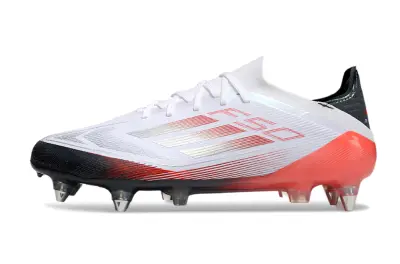 Adidas F50 Elite SG - White/Scarlet Red/Black