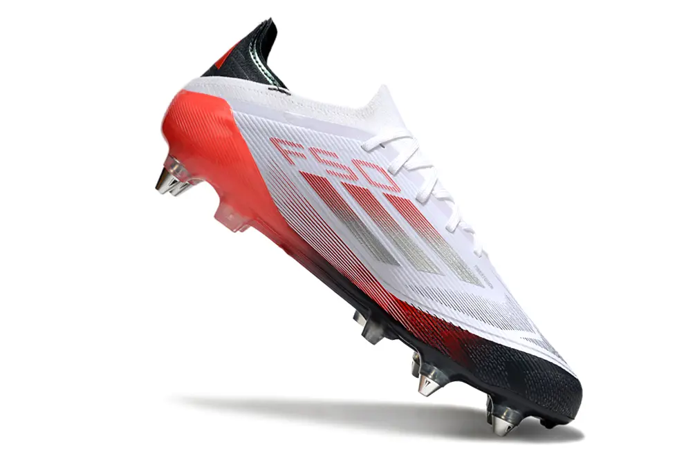 Adidas F50 Elite SG - White/Scarlet Red/Black