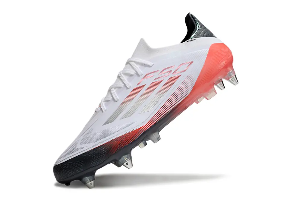 Adidas F50 Elite SG - White/Scarlet Red/Black