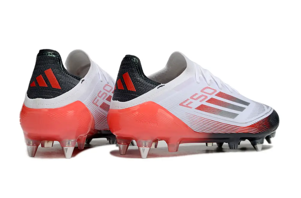 Adidas F50 Elite SG - White/Scarlet Red/Black