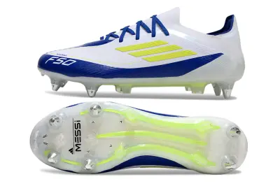 Messi x Adidas F50 Elite SG - Blue/Neon Yellow/White