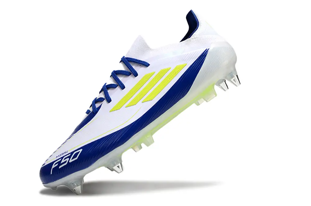 Messi x Adidas F50 Elite SG - Blue/Neon Yellow/White