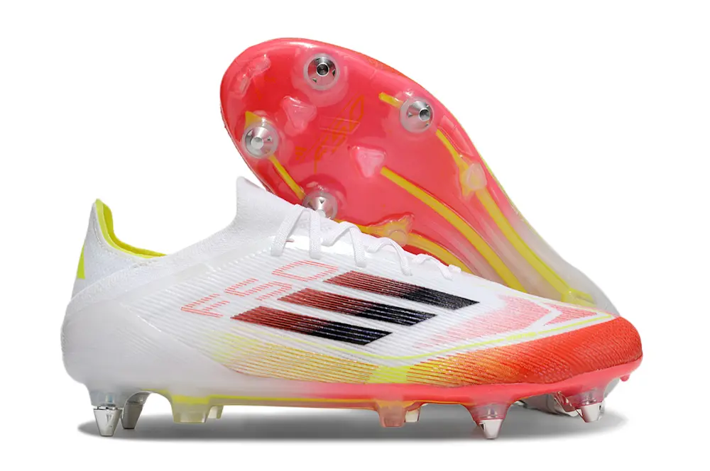 Adidas F50 Elite SG - White/Fiery Red/Flash Yellow