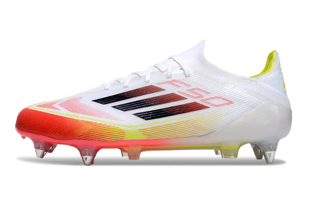 Adidas F50 Elite SG - White/Fiery Red/Flash Yellow