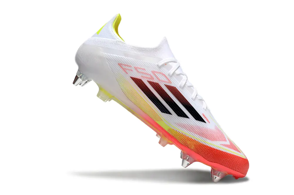Adidas F50 Elite SG - White/Fiery Red/Flash Yellow