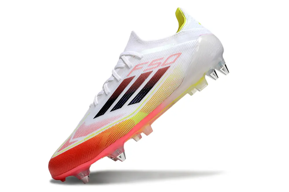 Adidas F50 Elite SG - White/Fiery Red/Flash Yellow
