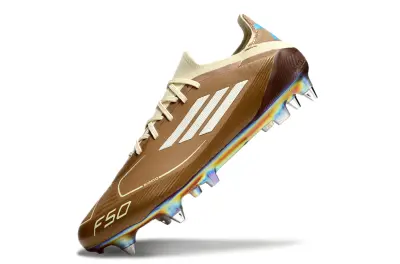 Bad Bunny x Messi Adidas F50 Elite SG - Brown/Desert Sand/Golden Amber