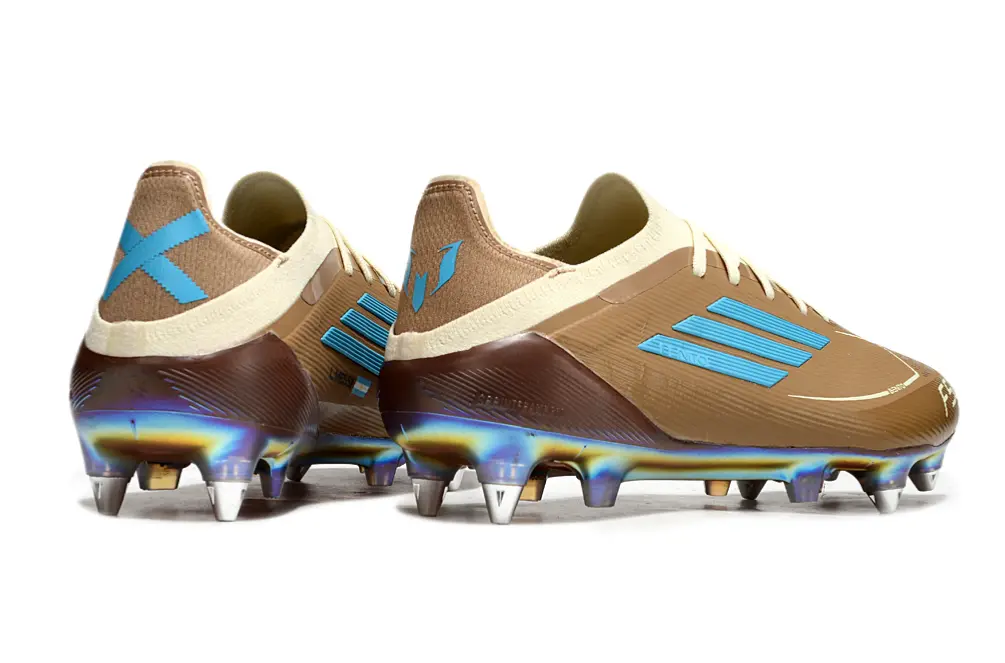 Bad Bunny x Messi Adidas F50 Elite SG - Brown/Desert Sand/Golden Amber