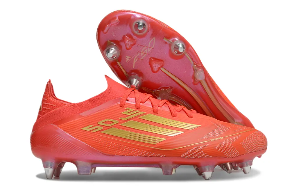 Adidas F50 Elite SG - Red/Bright Red/Shiny Gold